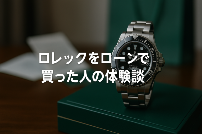 ロレックスをローンで買った人の体験談