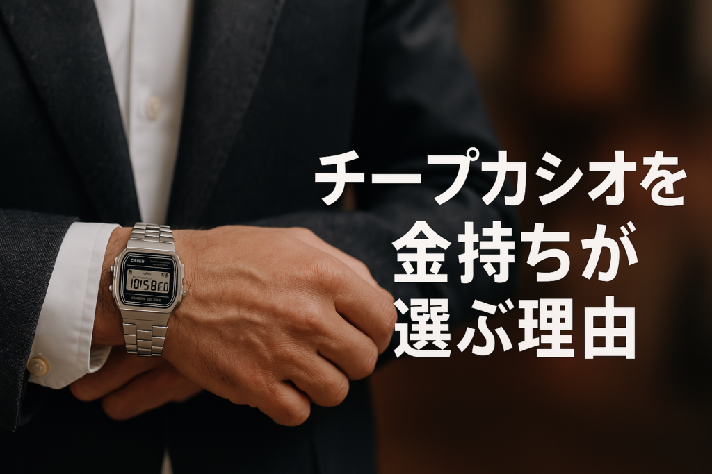 チープカシオを金持ちが選ぶ理由を徹底的に調査してみた