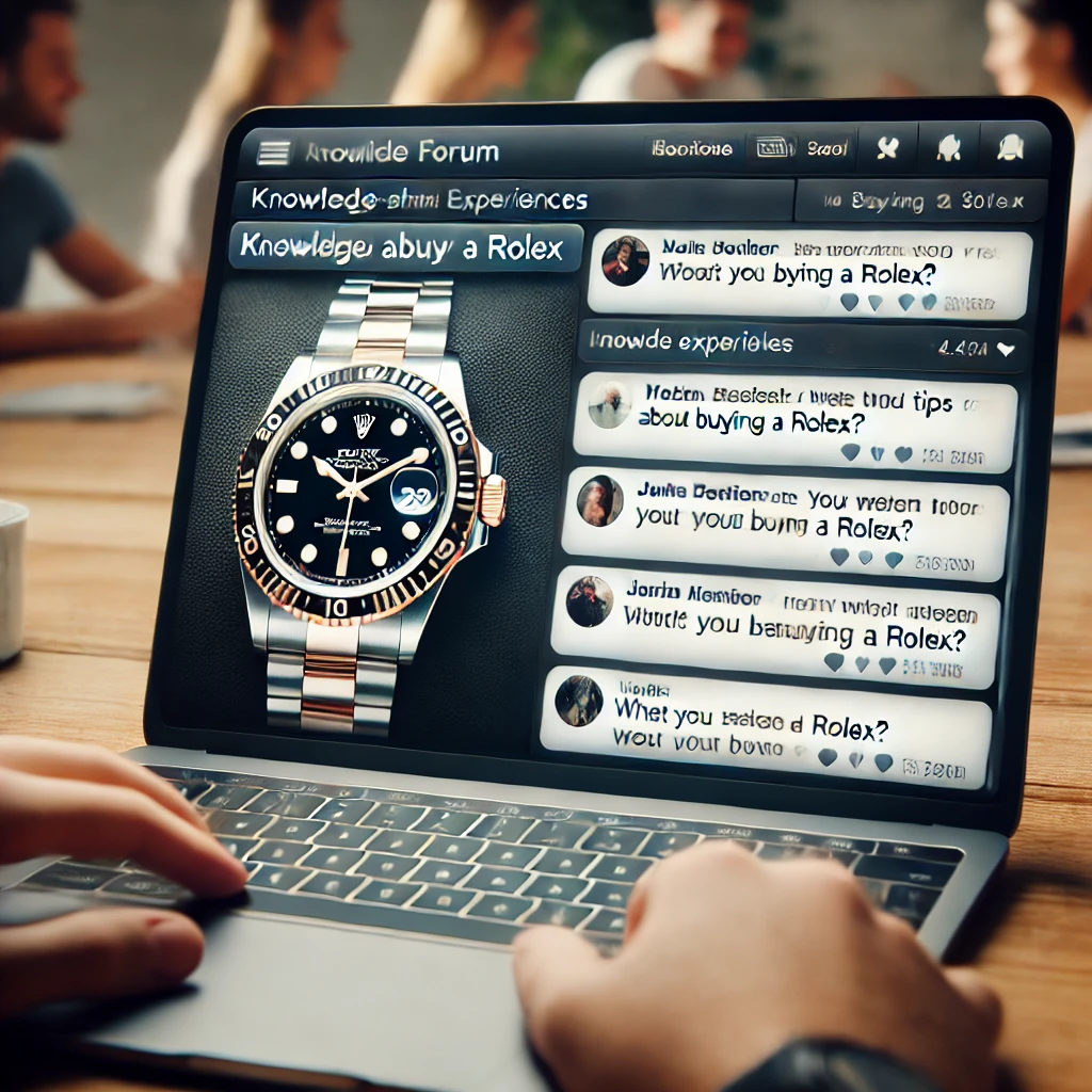 知恵袋で語られるロレックス購入成功者の共通点を説明するイメージ画像