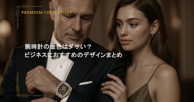 腕時計の金色はダサい?ビジネスにおすすめのデザインまとめ