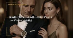 腕時計とブレスレットの重ね付けはダサい?コーデのポイントを紹介